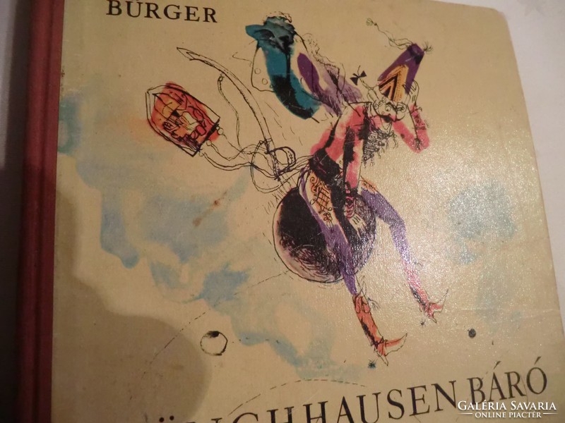 Dear retro book bürger münchhausen baron adventures hilarious stories 8+ 1965