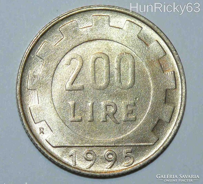 200 Líra - Olaszország - 1995.