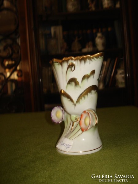 Herendi viktória mintás váza, 12,7cm