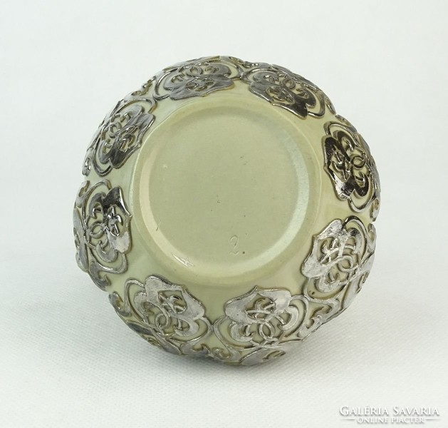 0P367 Régi különleges díszes porcelán kancsó