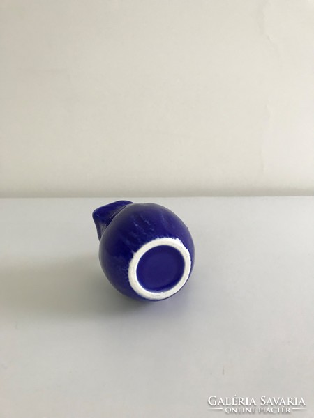 Kék színű kerámia kancsó 11 cm
