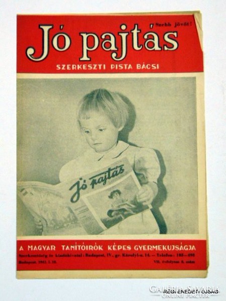 1941 January 15 / good friend / old original Hungarian newspaper no.: 3910
