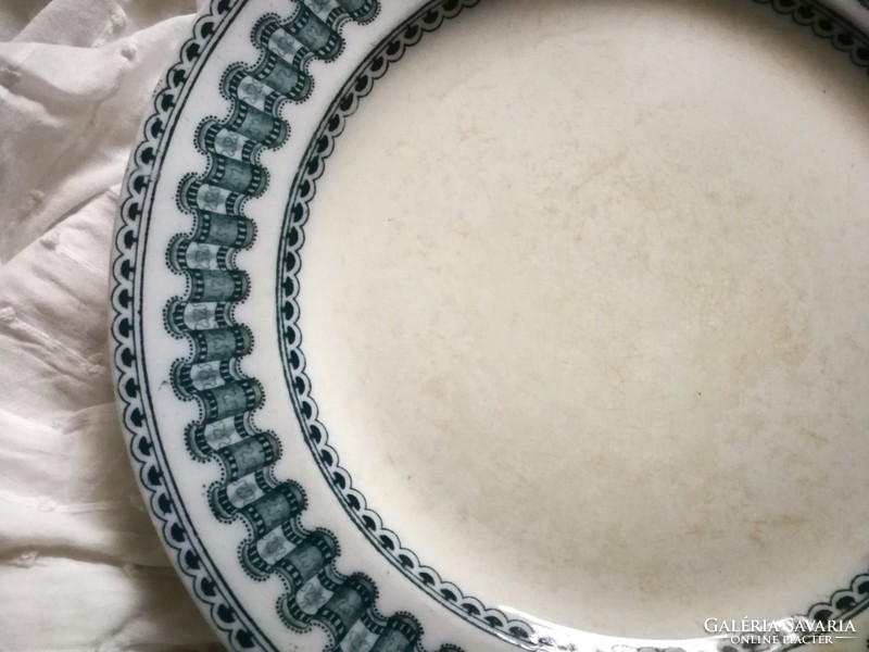 Ritka, antik angol Cauldon fajansz lapos tányér