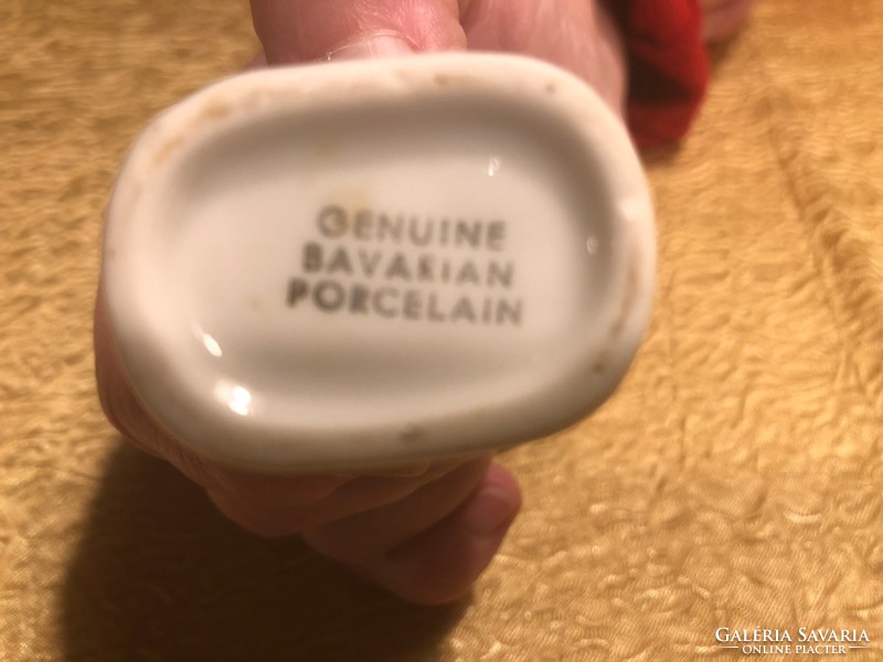 Jelzett,kis porcelán parfüm szóró,Bavaria