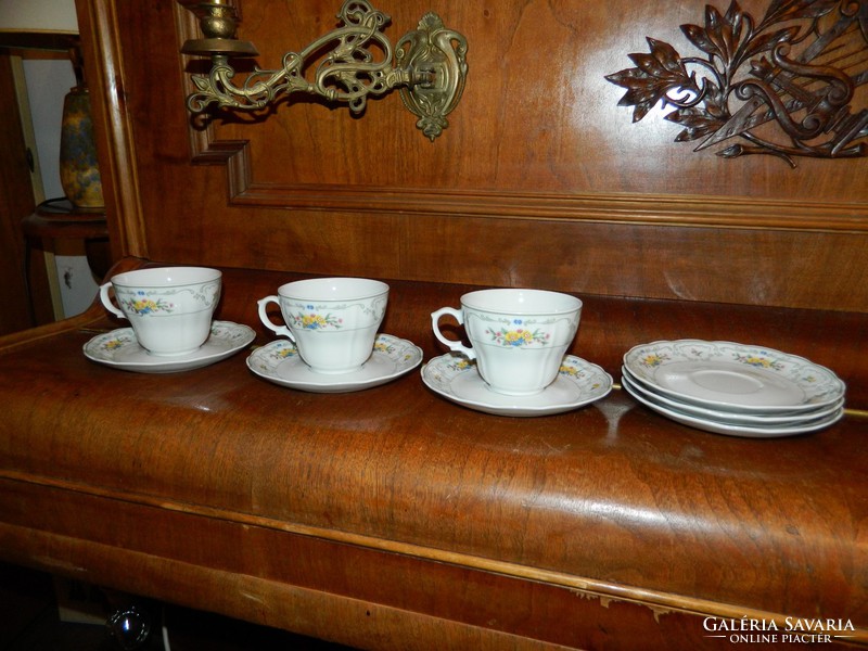 Bavaria teás csésze készlet alátét kistányérokkal