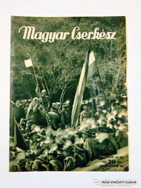 1937 April 15 / Hungarian scout / old original Hungarian newspaper No. 4284