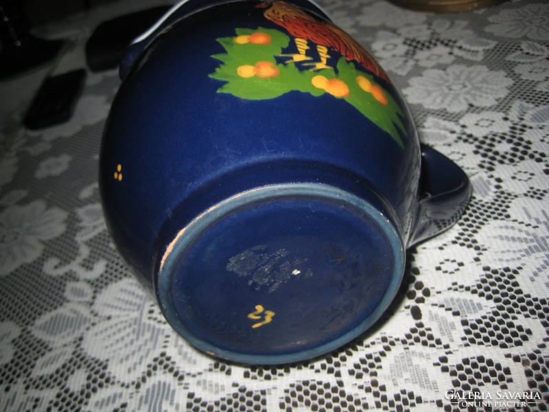 Rooster jar, nice work, 15 cm flawless