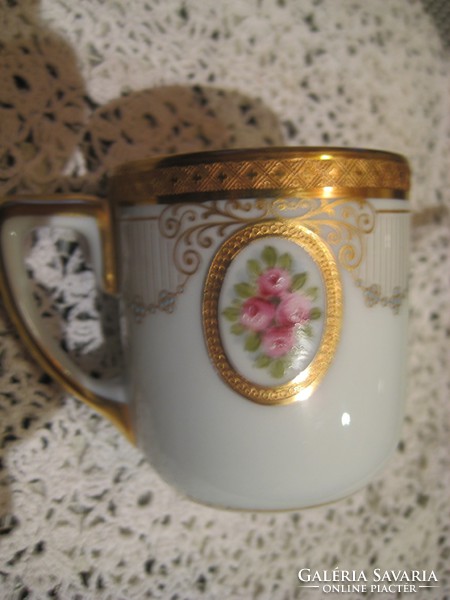 Rosenthal mocha cup with lots of gilding, collector's item 5 2 x 5.5 cm