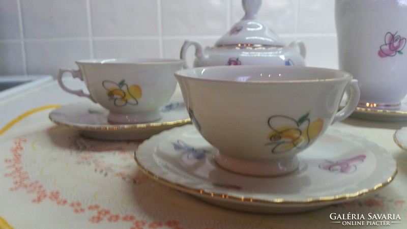 Porcelain coffee set for sale! 4 Personal