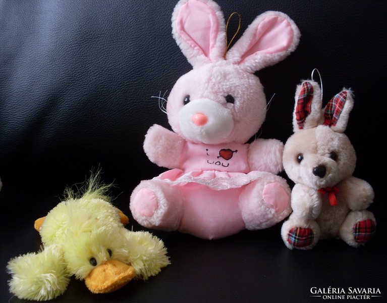Plush bunnies for Easter, 7 pcs