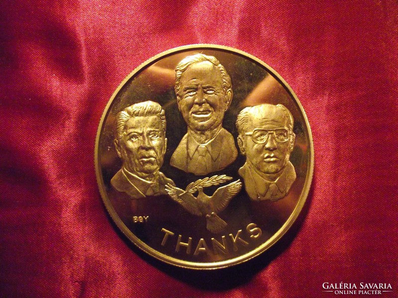 Gold-plated commemorative medal, medal, medal