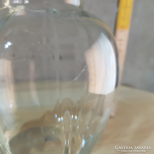 Tulipánmintás kínálóüveg