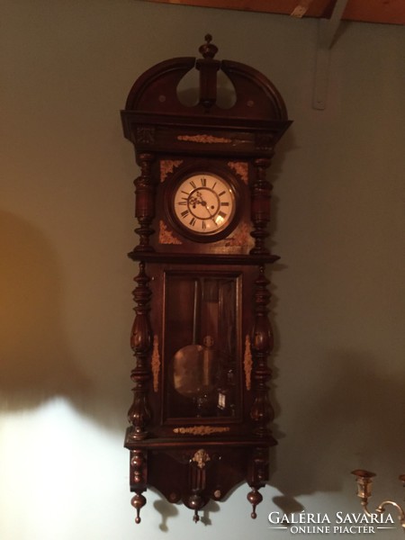 19th century, large, working, antique wall clock. Two serious ones, only one is hung in the photo.