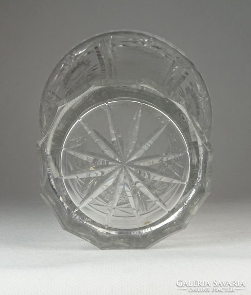 0Q053 Hibátlan kristály váza 25 cm