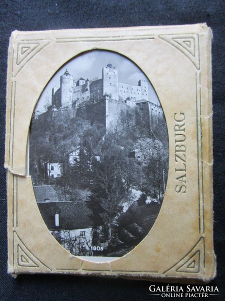 FOTÓ FOTÓGRÁFIA 12 FÉNYKÉP SALZBURG GYÜJTEMÉNY ALBUM 1929JELZETT