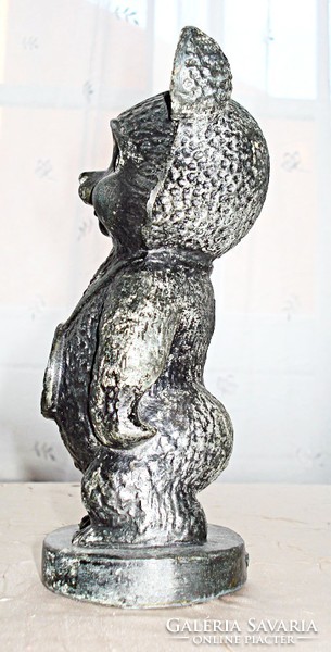 Misa, az 1980-as moszkvai olimpia kabalafigurája, fémből   /19 cm /