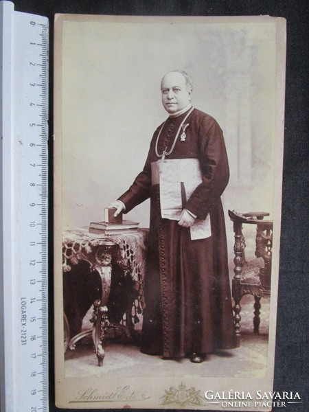 Photo photography photo marked hardback honored high priest cardinal + honorary circa 1890