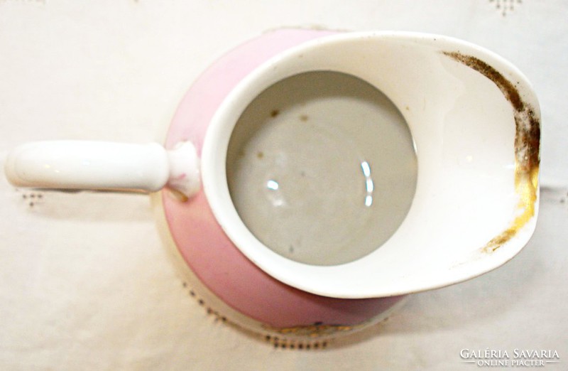 Elegant pink hand-painted jug