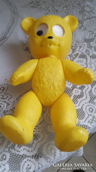 Retro yellow teddy bear for sale!