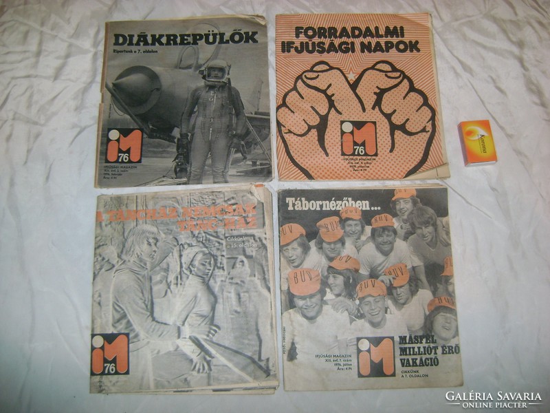 Ifjúsági Magazin 1975 - négy darab retro újság együtt - akár születésnapra