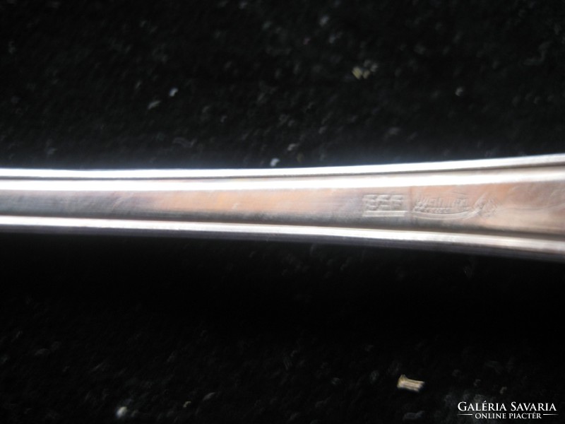 Silver-plated pastry fork 15.3 cm bs platura marked 90