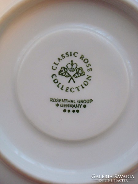 2 db Rosenthal  porcelán kávéscsésze, alátét tányérkával
