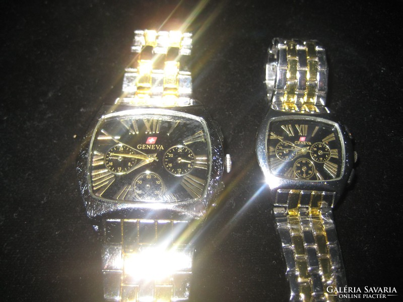 Geneva double watch