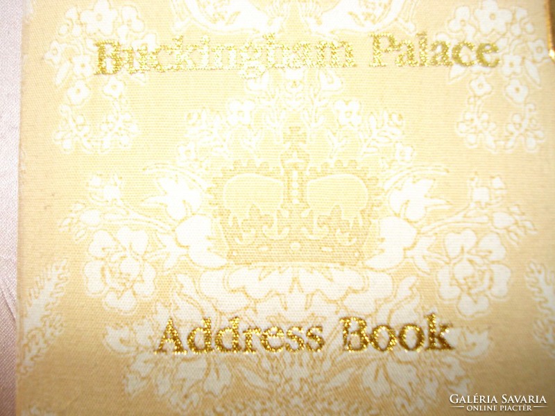 Elegant English address book, telephone register (licensed by Queen Elizabeth II)