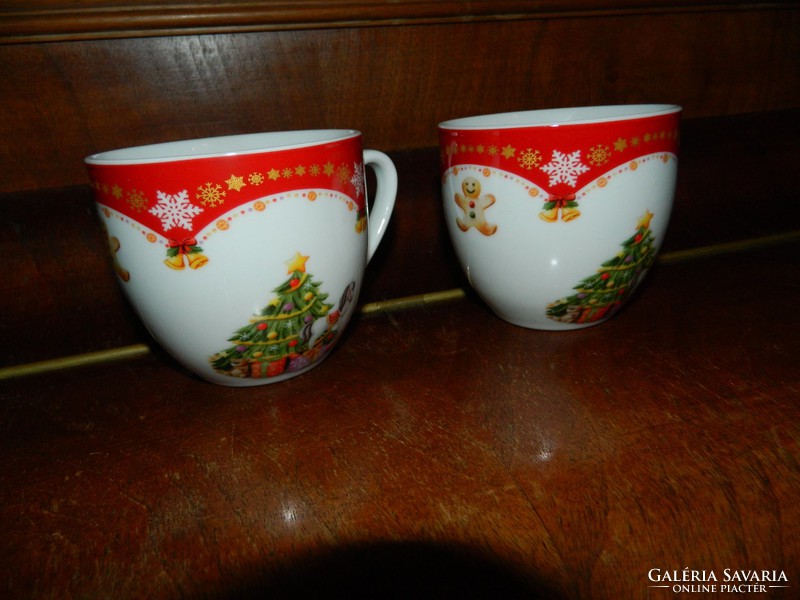 Van w well weihnachtszauber sweet porcelain Christmas mug pair