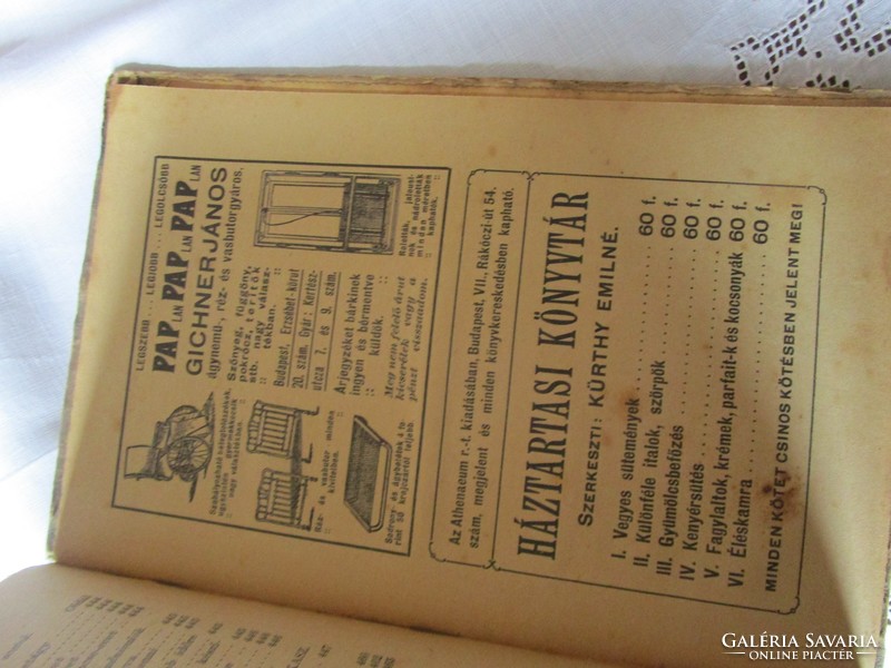 ( Doletsko Teréz ) Rézi néni : Szegedi szakácskönyv ezernél több ételkészítési utasítással 1909