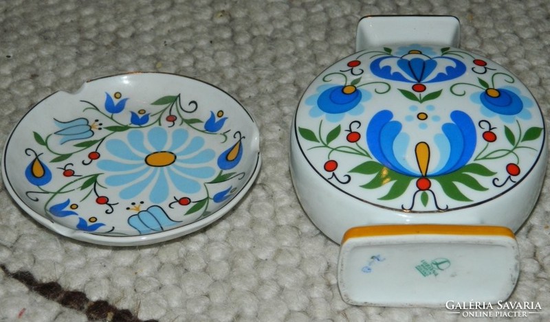 Lengyel LUBIANA asztalközép : hamutál + váza