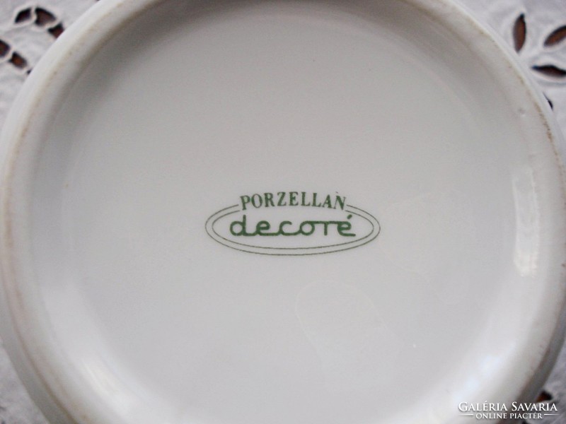 Macska zenészekkel díszített porcelán bögre