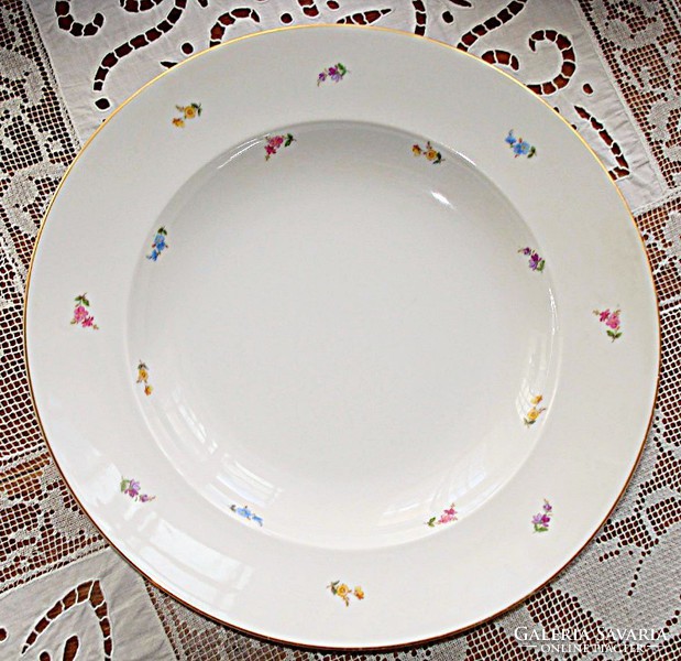 Rosenthal, apró virág mintás tányér garnitúra /8 db/ (1908-1953)