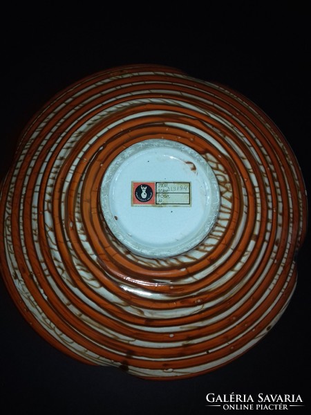 Immaculate gorka geza wall bowl, marked, judged