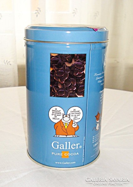 Galler, különleges belga macskanyelves fémdoboz