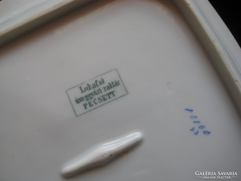 Zsolnay, lukafai antique porcelain 25 cm