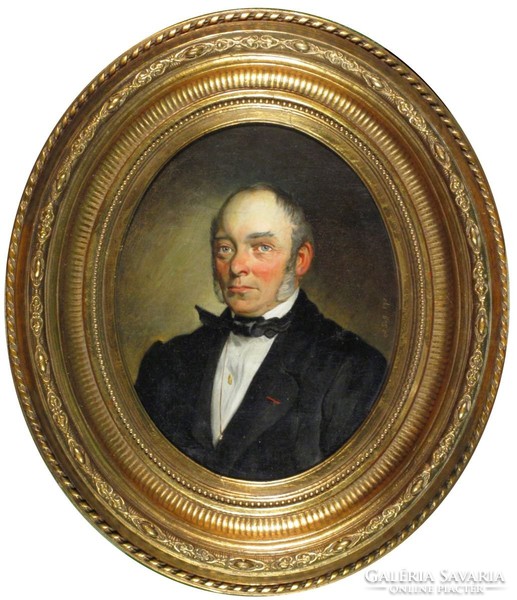 A. Sloff jelzéssel : Idős férfi portréja 1870