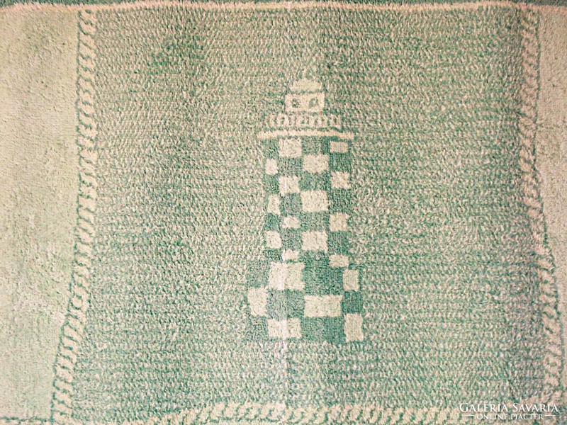 Pamut, csúszásgátlós fürdőszoba szőnyeg tengeri dekorációval
