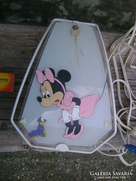 Minnie egeres fali lámpa gyermek szobába