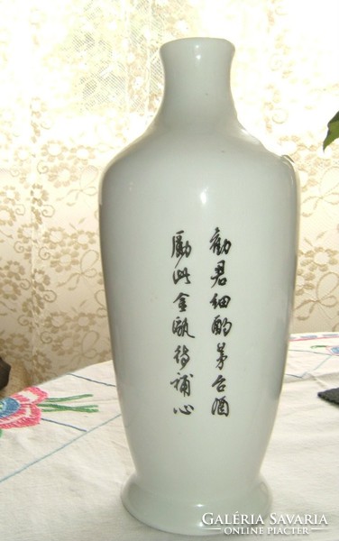 Kínai Molonoly Bureau bortartó porcelán - boros " üveg"