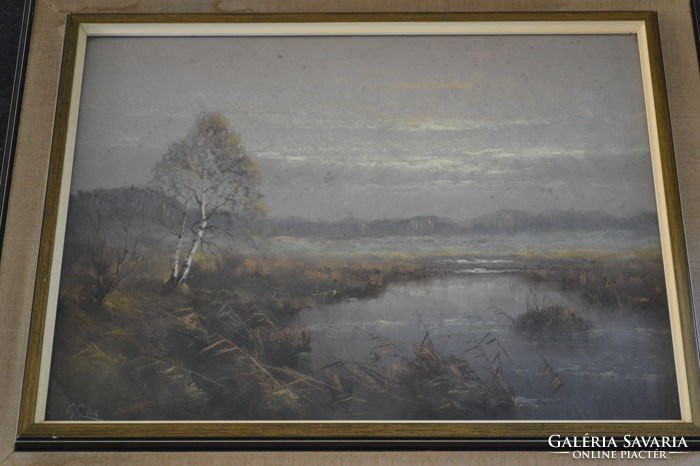 A beautiful landscape with G Cox signature