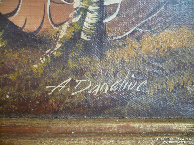 A beautiful landscape of A. Danelive signature