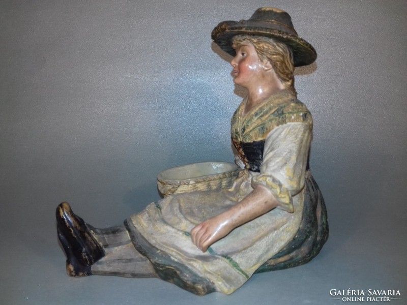 Austrian Art Nouveau ceramic figure Bernard Bloch 1910 antique