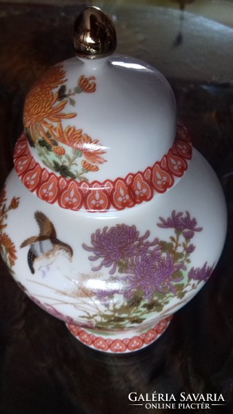 Gyönyörű! Japán porcelán teafu tarto, 12.5 cm, fedele nélkül  XX