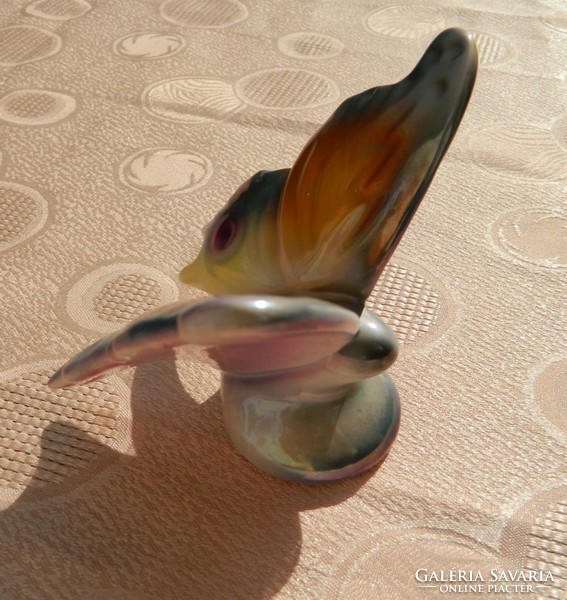Applied art glazed ceramic butterfly butterfly
