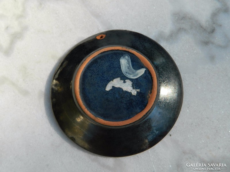 Handmade ceramic wall plate zodiac sign: Capricorn December 22 - January 20