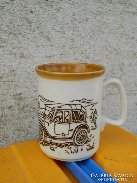 English ironstone porcelain mug