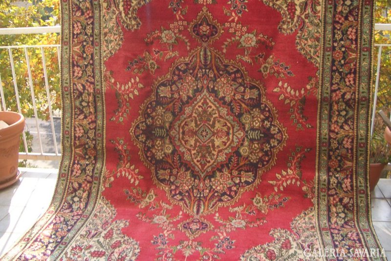 Extrém ritka  luxus,fantasztikasan szép színvilágú Barokk Kézicsomózású perzsaszőnyeg orig. Irán!