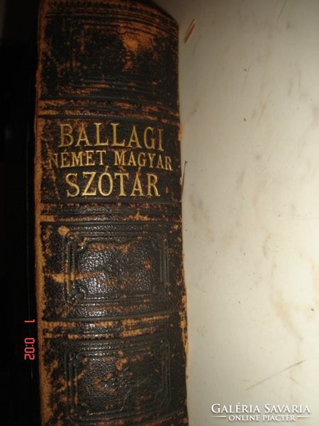 Dr Ballagi Mór- Német-Magyar szótár