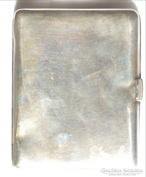 Tűzzománc ezüst tárca